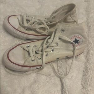 Converse Kids High-Top Sneakers - Cream